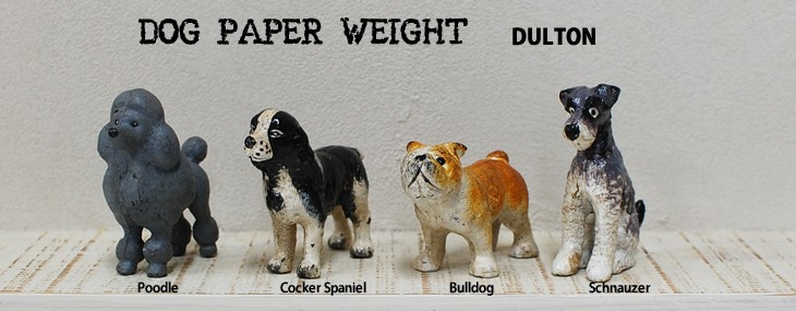 DULTON ダルトン Dog Paper Weight ペーパーウエイト アンティーク加工
