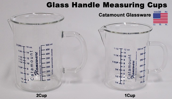 Glass Handle Measuring Cups 2Cup グラスハンドルメジャリング