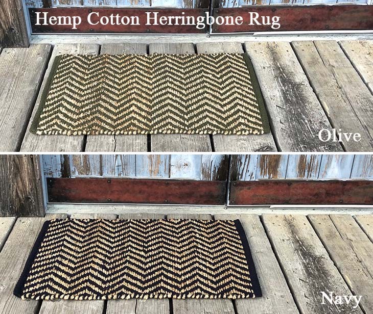 DETAIL（ディテール） Hemp Cotton Herringbone Rug ヘンプコットン