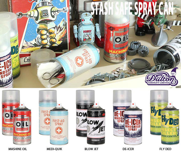 DULTON（ダルトン） STASH SAFE SPRAY CAN スタッシュ セーフ スプレー