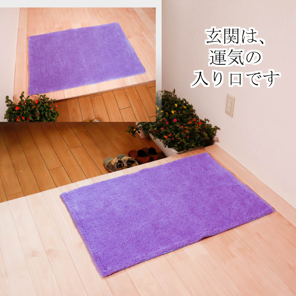 玄関マット 風水 天然素材 洗える ラベンダー おしゃれ 室内 東 西 南