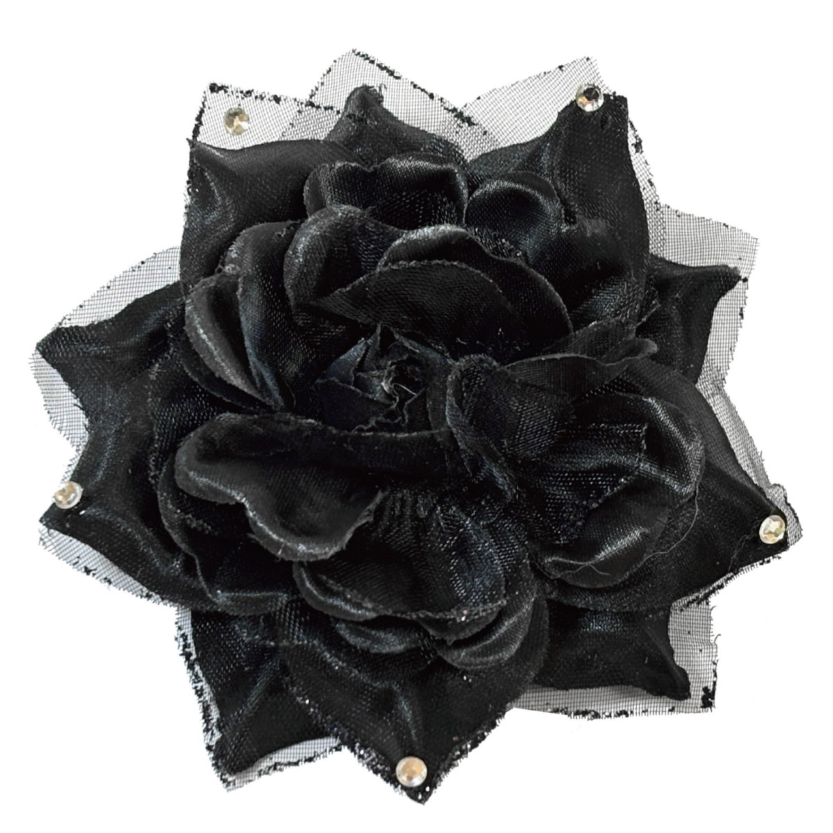 4d 輝きコサージュ ラメ きらきら 全9色 お花 フォーマル レディース