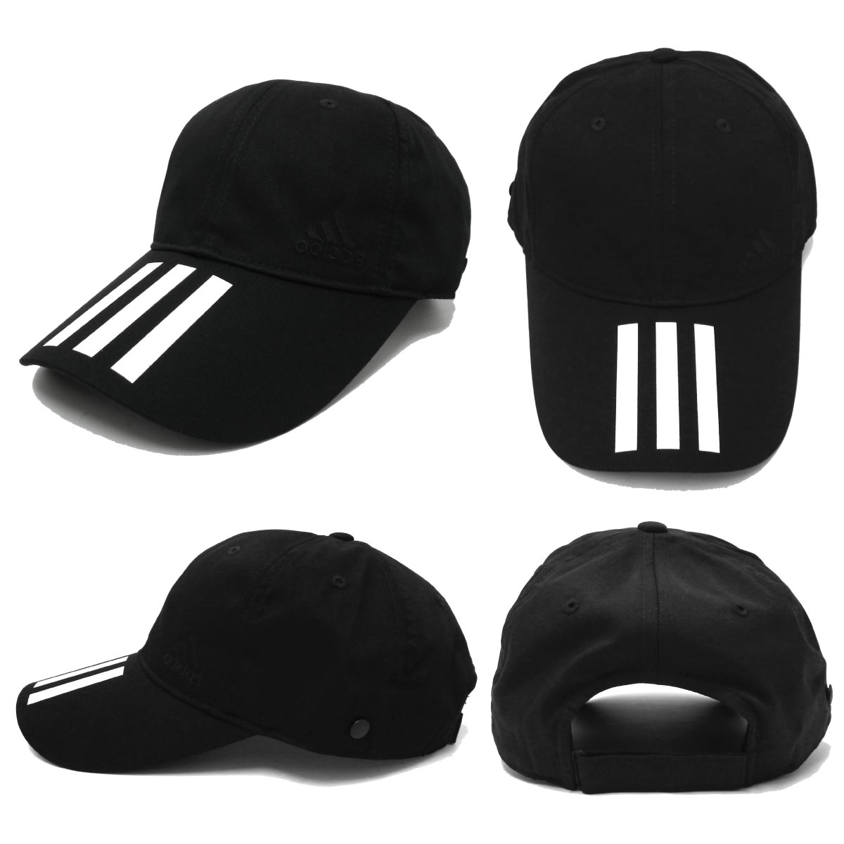 adidas（アディダス） キャップ 帽子 つば長 フック付 抗菌 洗濯機で