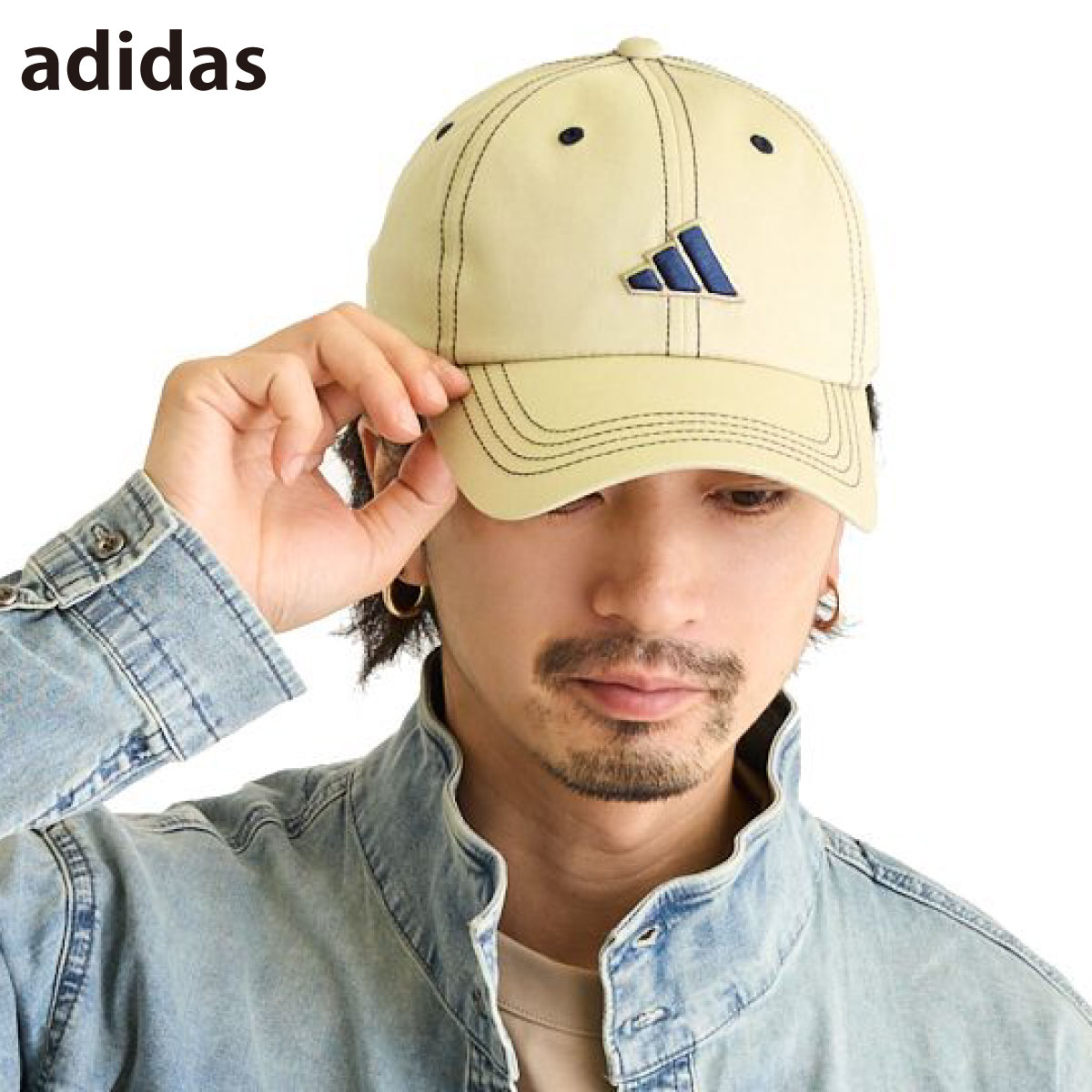 adidas（アディダス） キャップ ステッチ 綿 オーガニック コットン