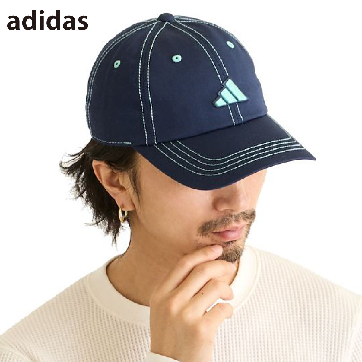 adidas（アディダス） キャップ ステッチ 綿 オーガニック コットン