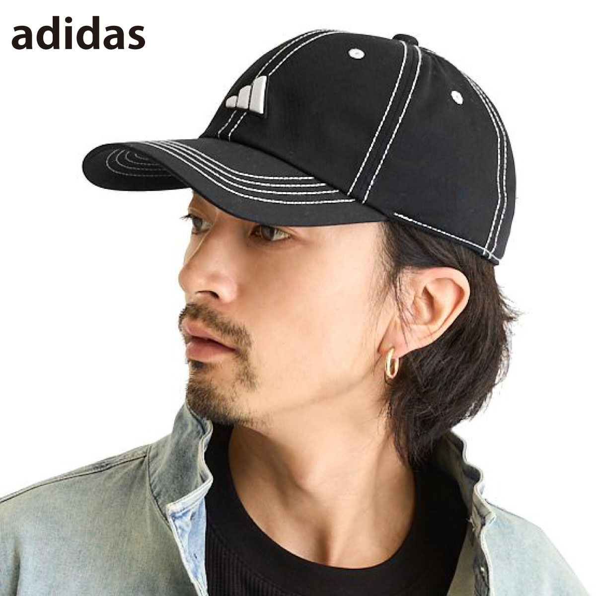 adidas（アディダス） キャップ ステッチ 綿 オーガニック コットン