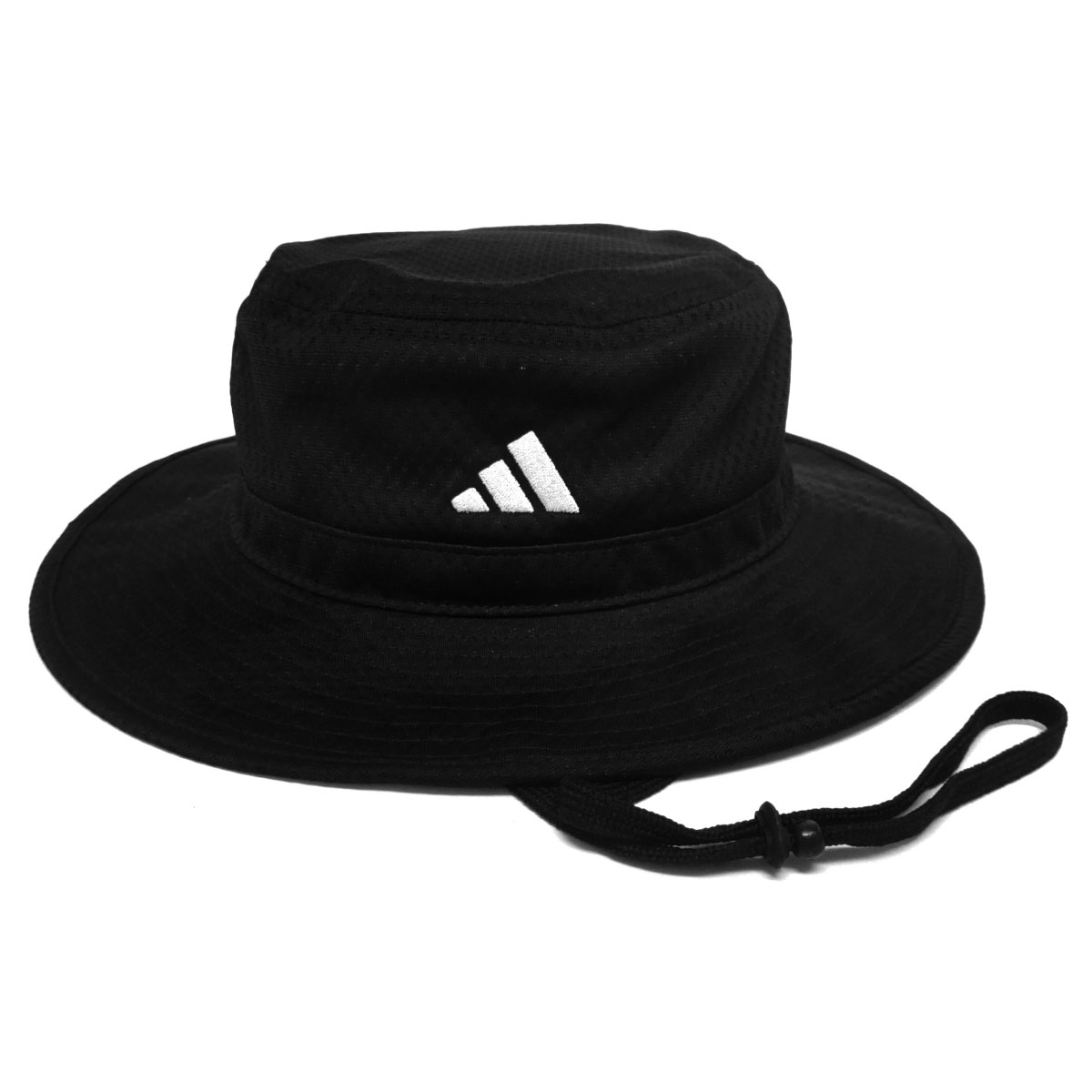 ATIISSU バケットハット　黒 adidas（アディダス） アウトドア 帽子 軽くて涼しい バケットハット