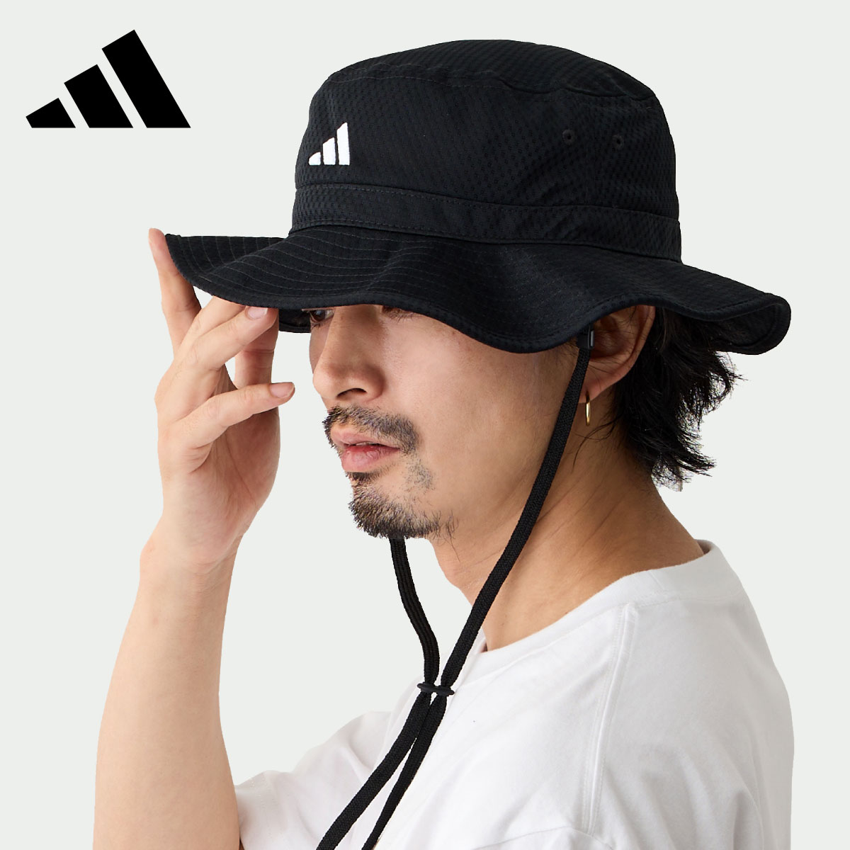 adidas（アディダス） アウトドア 帽子 軽くて涼しい バケットハット