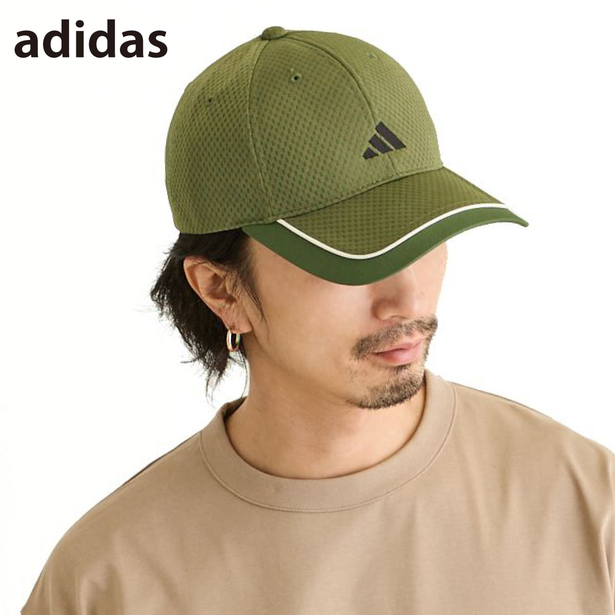 adidas（アディダス） つば長 BIG メッシュキャップ 帽子 2026 新