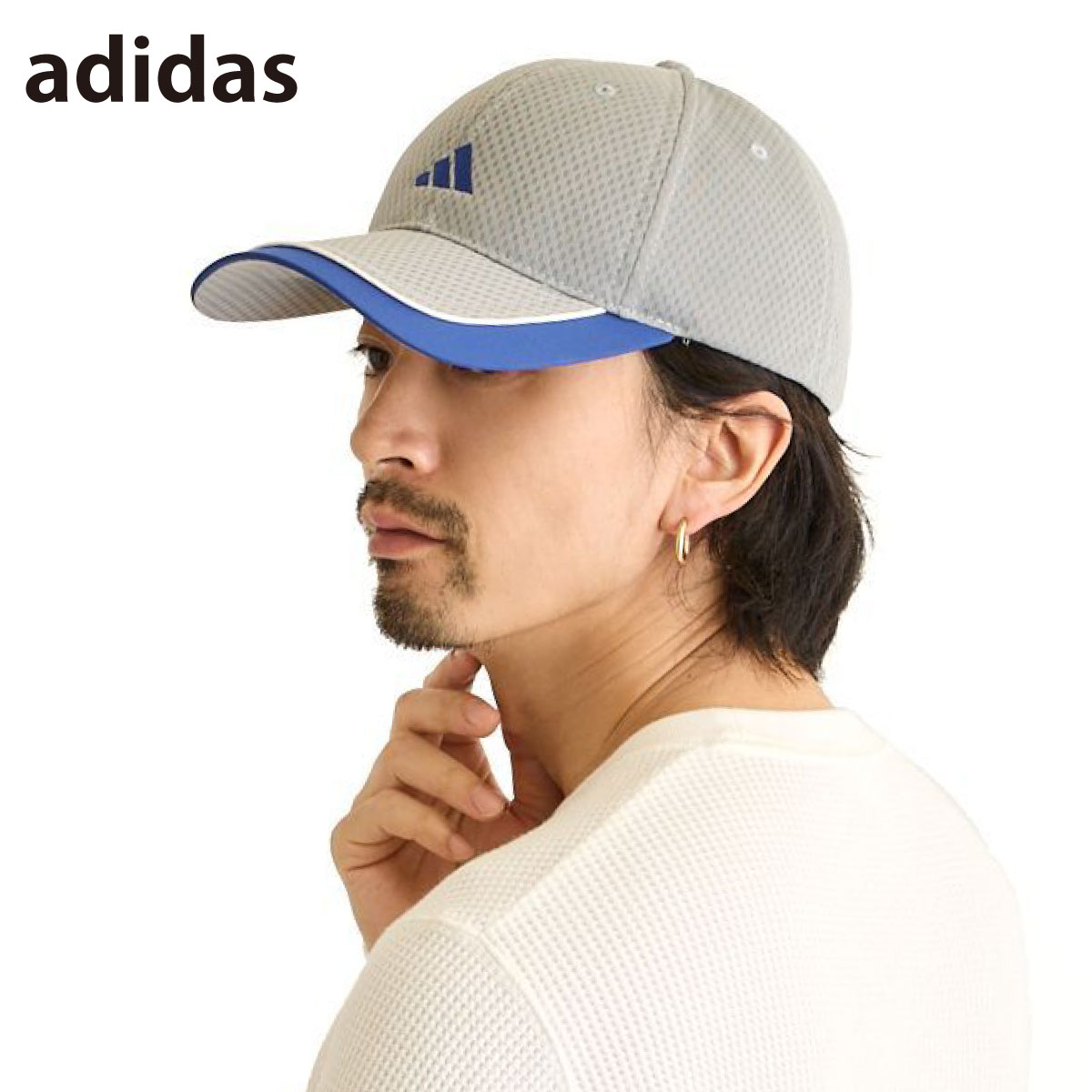adidas（アディダス） つば長 BIG メッシュキャップ 帽子 2026 新