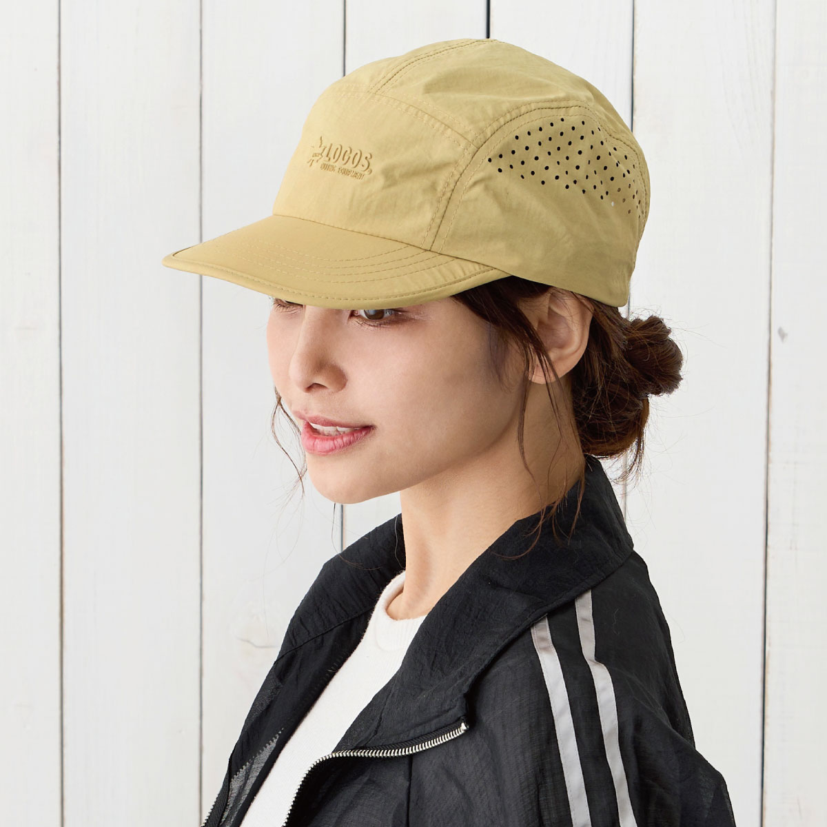 LOGOS（ロゴス） キャップ 風が抜ける 軽くて涼しい 洗える 55cm-60cm