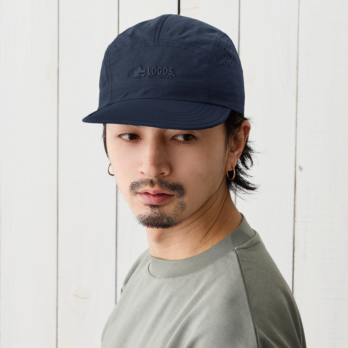 LOGOS（ロゴス） キャップ 風が抜ける 軽くて涼しい 洗える 55cm-60cm