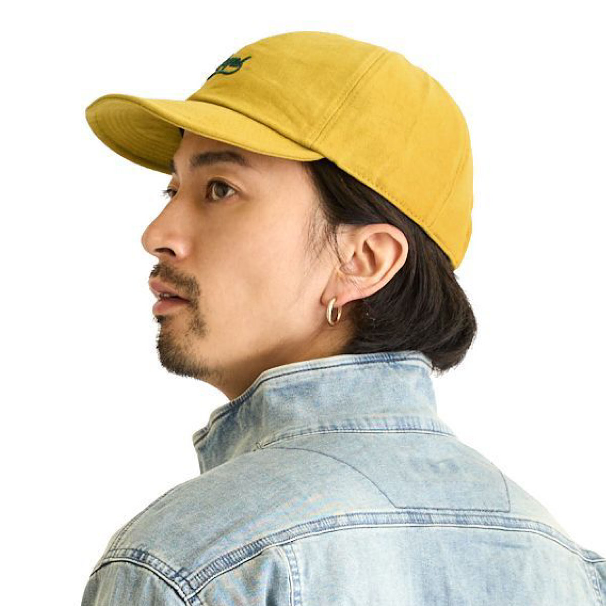 アンパイアキャップ 綿 BIG キャップ つば 短い メンズ 帽子 ゴルフ