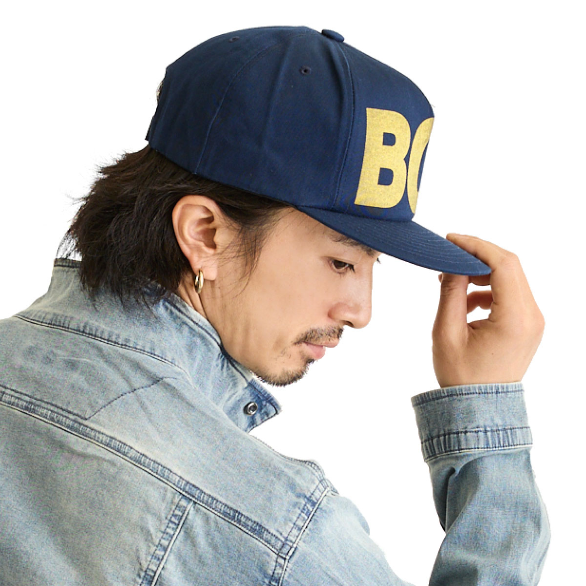 クーポンで20%OFF キャップ 帽子 フラットバイザー 深め メンズ 春夏