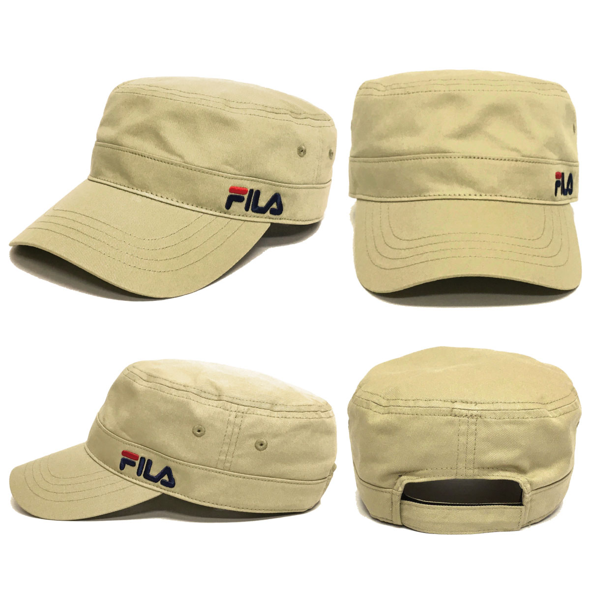 FILA ワークキャップ オーガニック コットン 無地 ツイル生地 57-59cm fi-117-113004 正規取扱 帽子 メンズ 秋 アウトドア  クリスマス プレゼント :fi-105-113002:ハッピーハット - 通販 - Yahoo!ショッピング