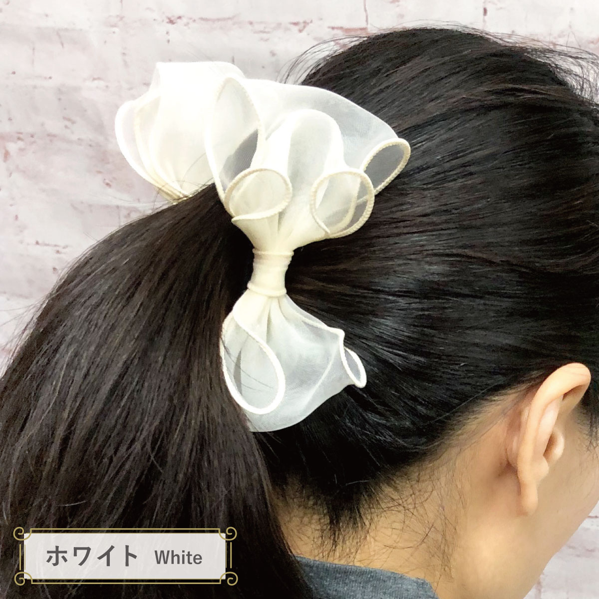 リトルムーン バナナクリップ べっ甲風 ヘアクリップ ヘア