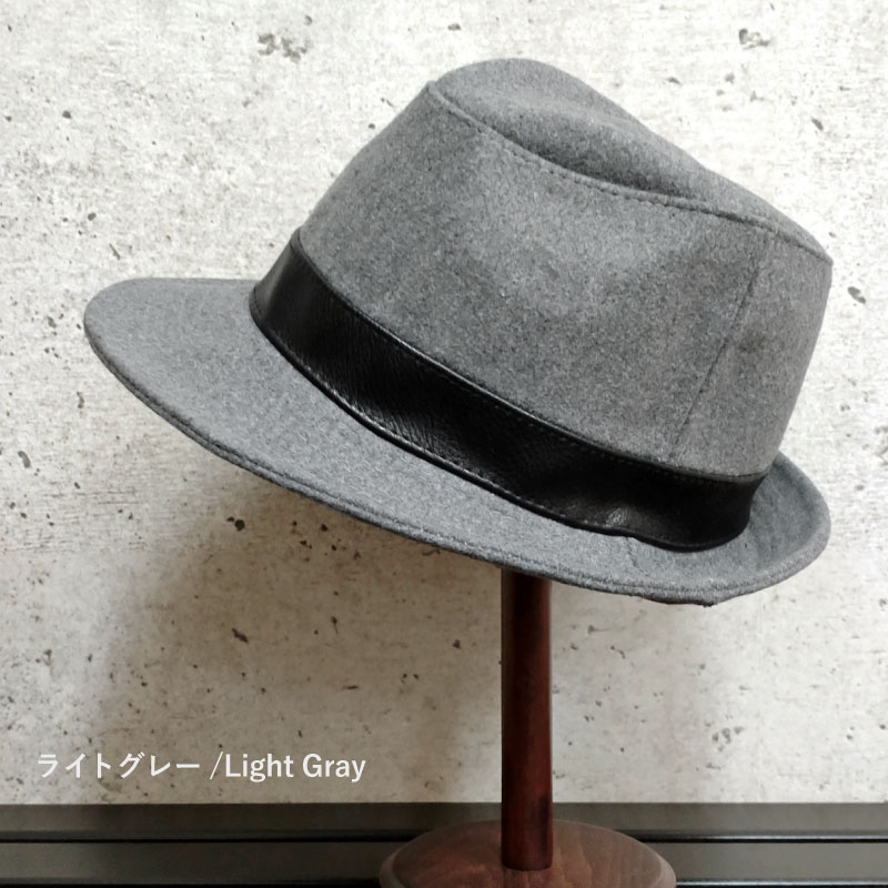 フェルトハット 大きい 帽子 約60cm メンズ 秋冬 中折れハット