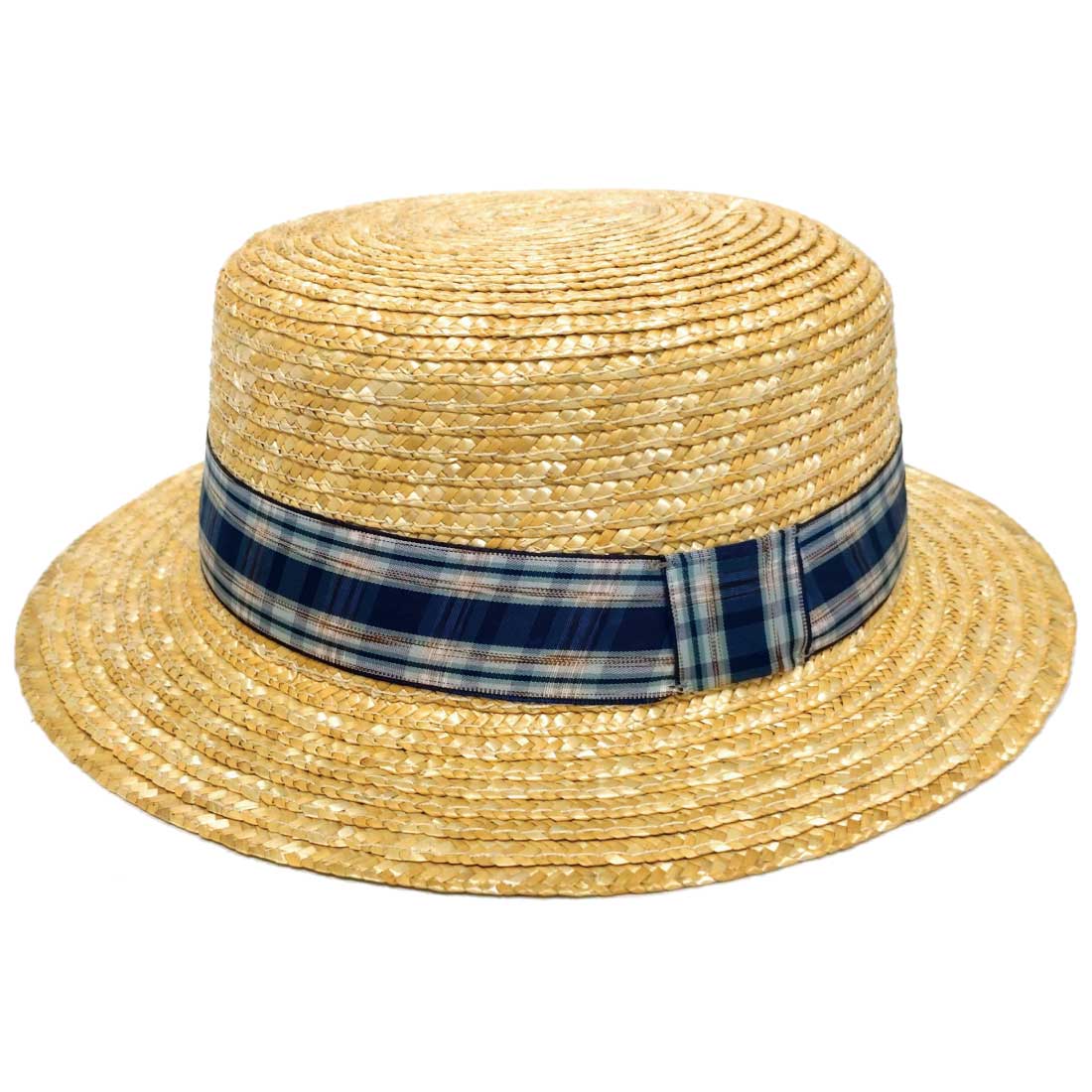 麦わら 帽子 レディース 春夏 UV 当店オリジナル リボンの選べる カンカン帽 57cm ベージュ hat-1202｜hy-link｜04