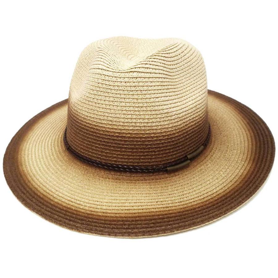 つば長 中折れハット 帽子 父の日 メンズ 春夏 ブレード編み 綺麗色 hat-1273 カッコいい｜hy-link｜02