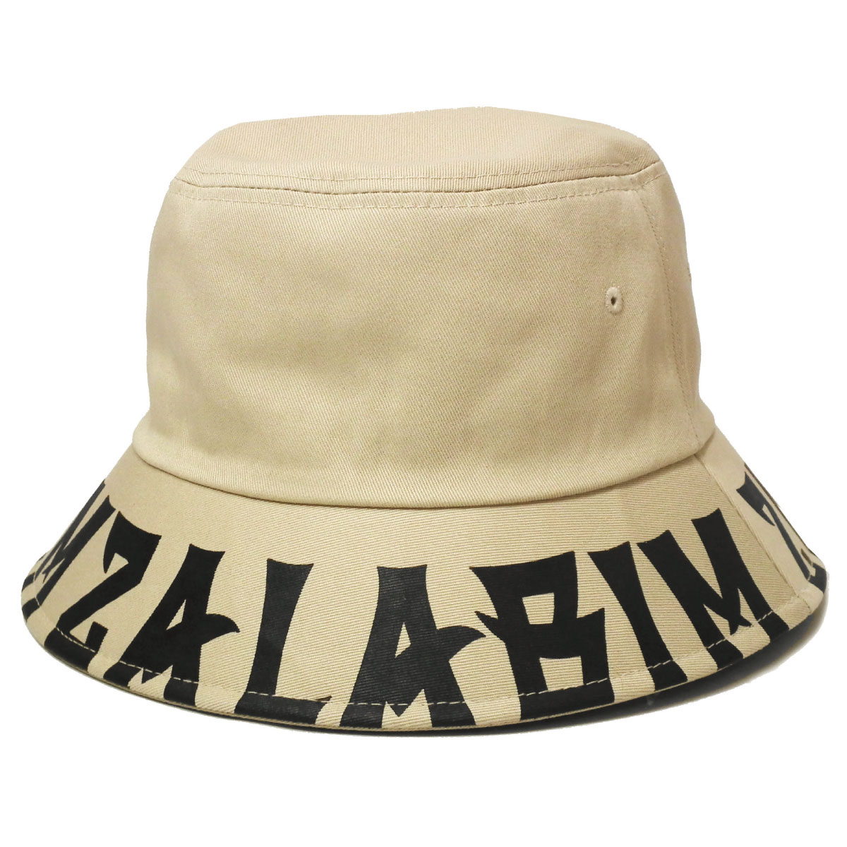 【超高級】プラダ　テリークロス　バケットハット起毛　ビッグロゴ　イエロー58cm 超高級】プラダ テリークロス バケットハット起毛 ビッグロゴ イエロー