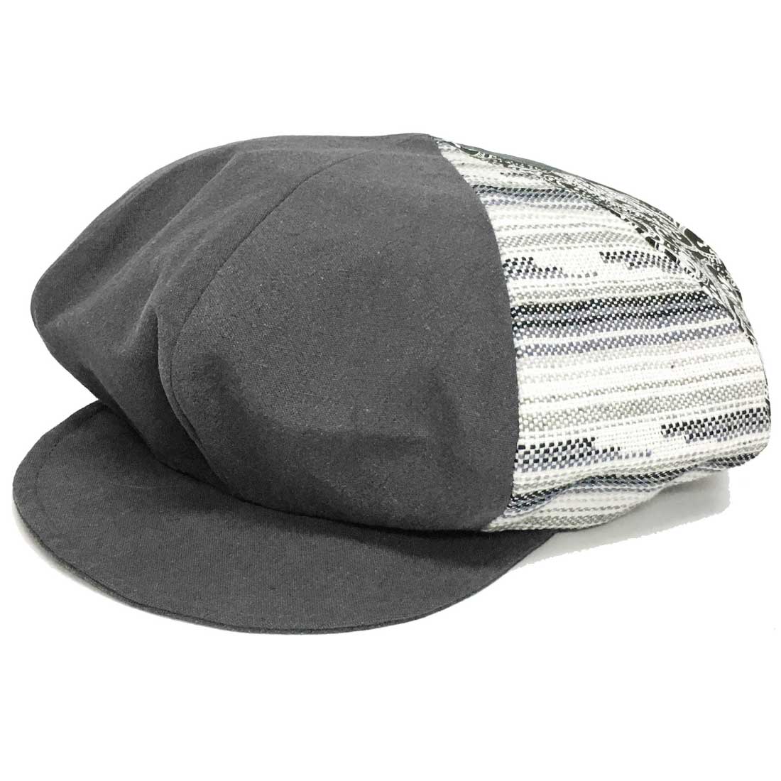 キャスケット 帽子 ゆったり 2way 大きい エスニック模様 58cm-62cm hat-1460 個性的 メンズ レディース｜hy-link｜03