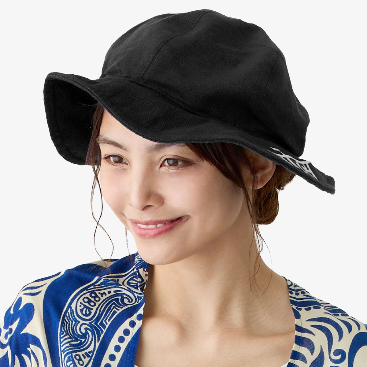 APHRODITEGANG バケハ　バケットハット　帽子 バケットハット 帽子 ふっくらシルエット ロータス エスニック