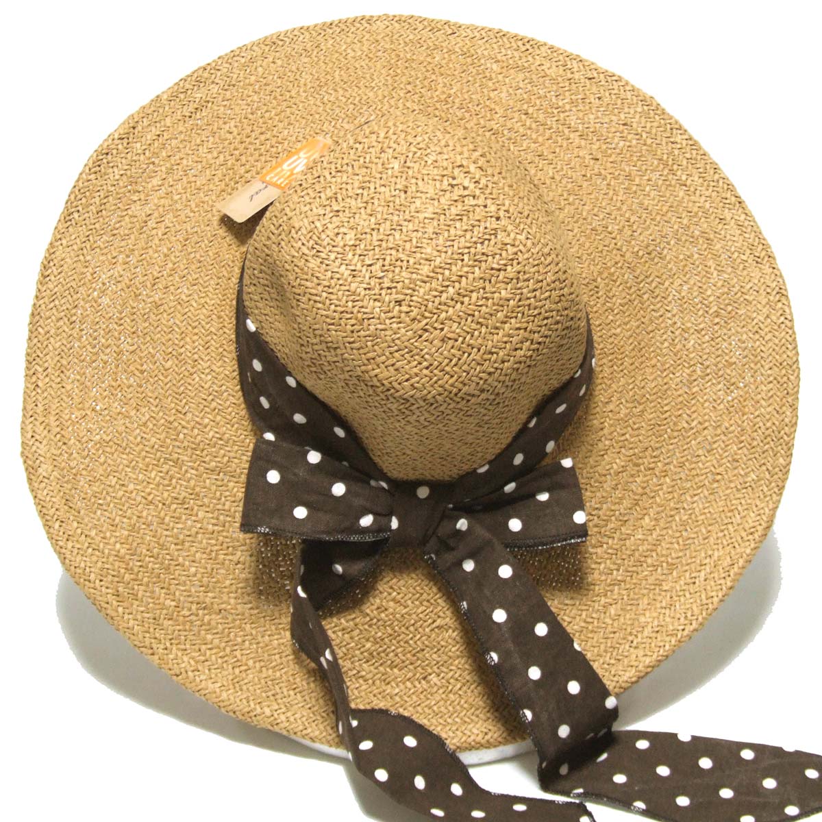 【scha】リボン付きシーグラスハット（L）【定価約¥40,000】麦わら帽子 リボン飾り麦わらクロッシェバケットハット 麦わら|ハット専門通販