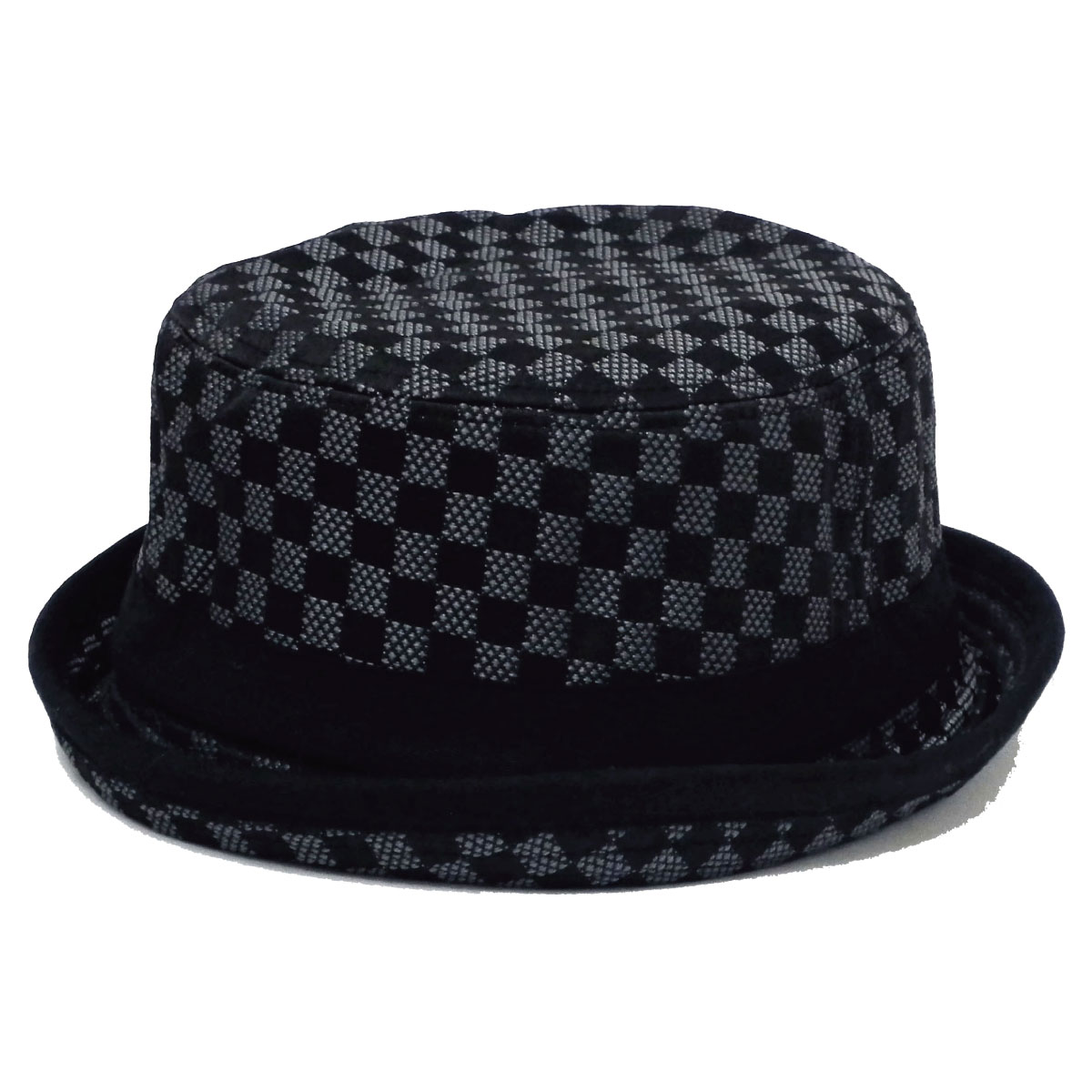 ポークパイハット 格子柄 メンズ 帽子 チェック柄 大きいサイズ 選べる