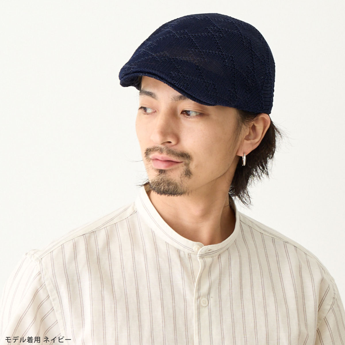 BURBERRYハンチング帽子ネイビー BURBERRYハンチング帽子ネイビー BURBERRY（ハンチング/ベレー帽