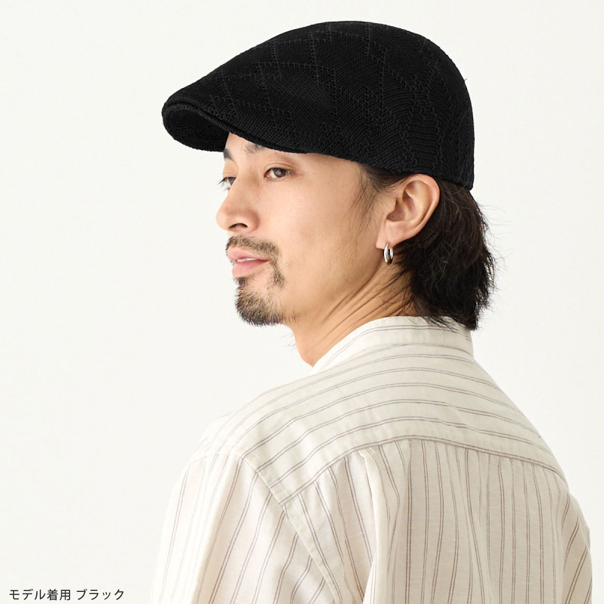 ハンチング帽 メンズ 帽子 透かし編み 56-58cm 通気性抜群 軽く ハンチング帽 メンズ 帽子 透かし編み 56-58cm 通気性抜群 軽く