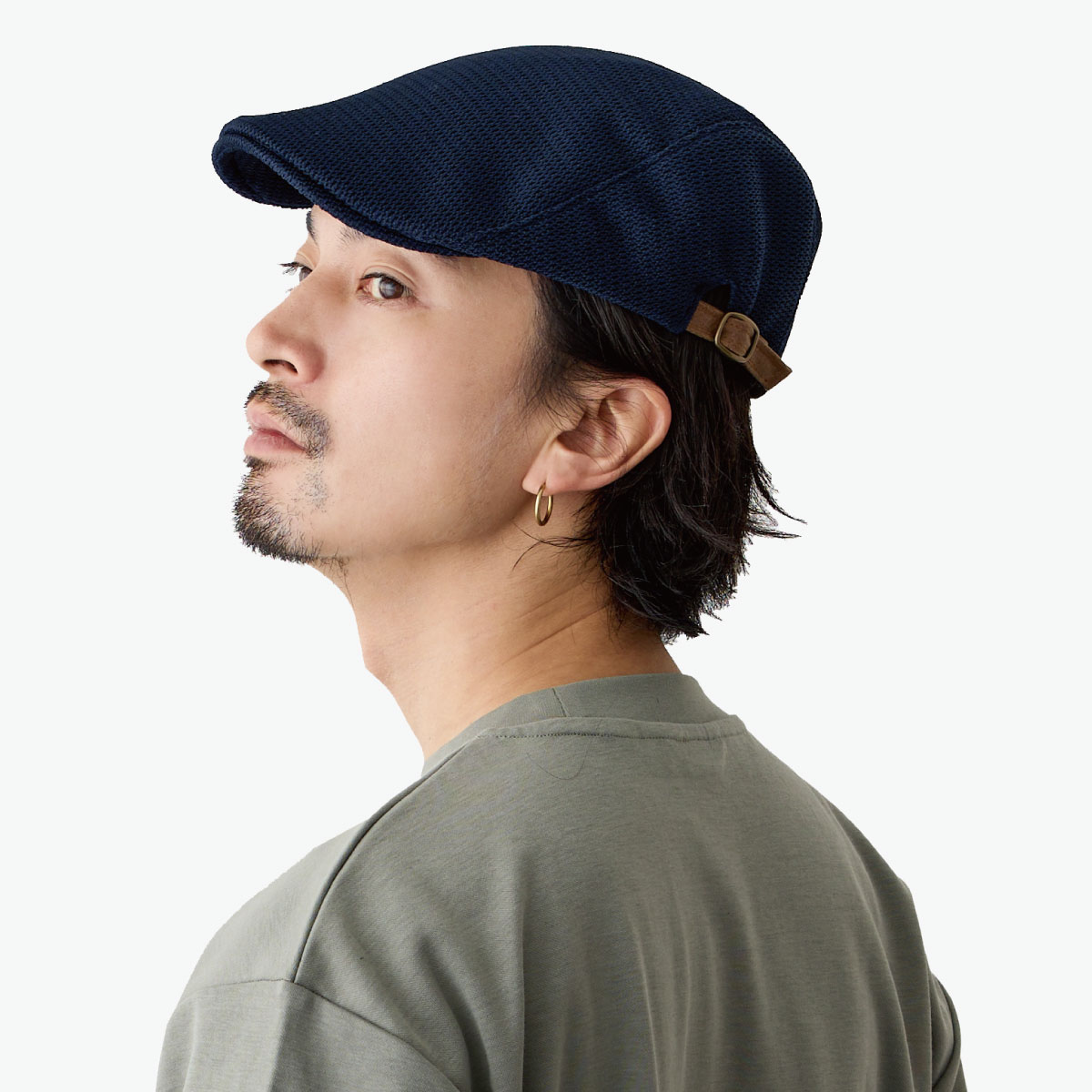 涼しい ハンチング メッシュ 帽子 柔らかい オールメッシュ生地 夏用