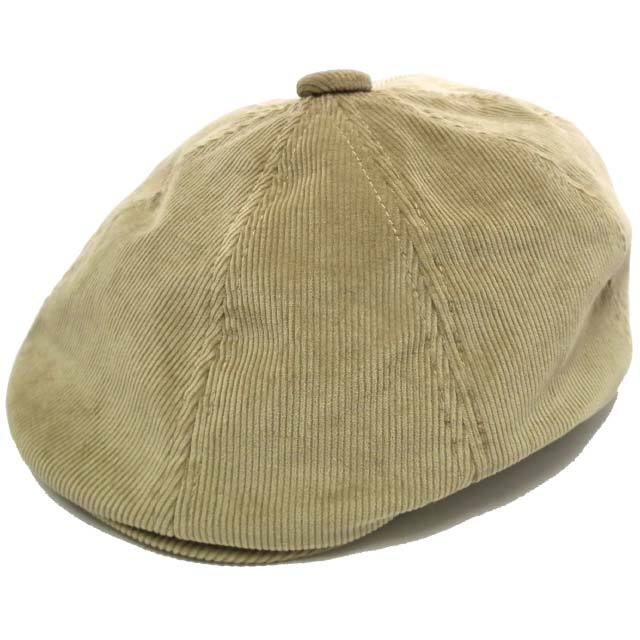 KANGOL ハンチング帽 メンズ 帽子 大きい Cord Hawker L 60cm コーデュロイ素材 kan-187-169008 深め 紳士  帽子 鳥打帽 バレンタイン2023 プレゼント