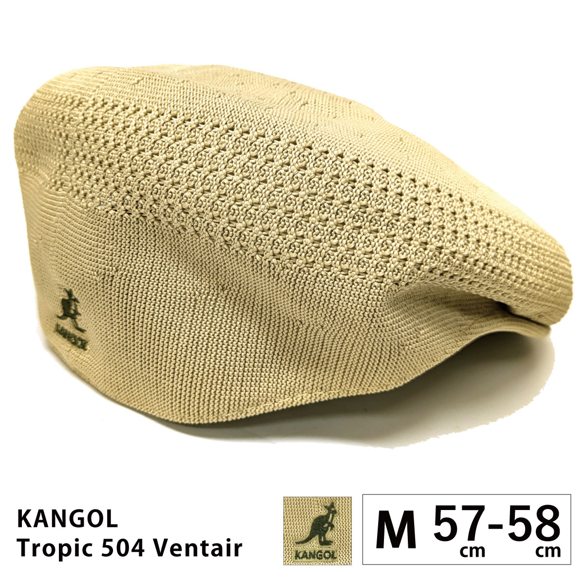 KANGOL ハンチング帽 メンズ 帽子 大きい TROPIC 504 VENTAIR