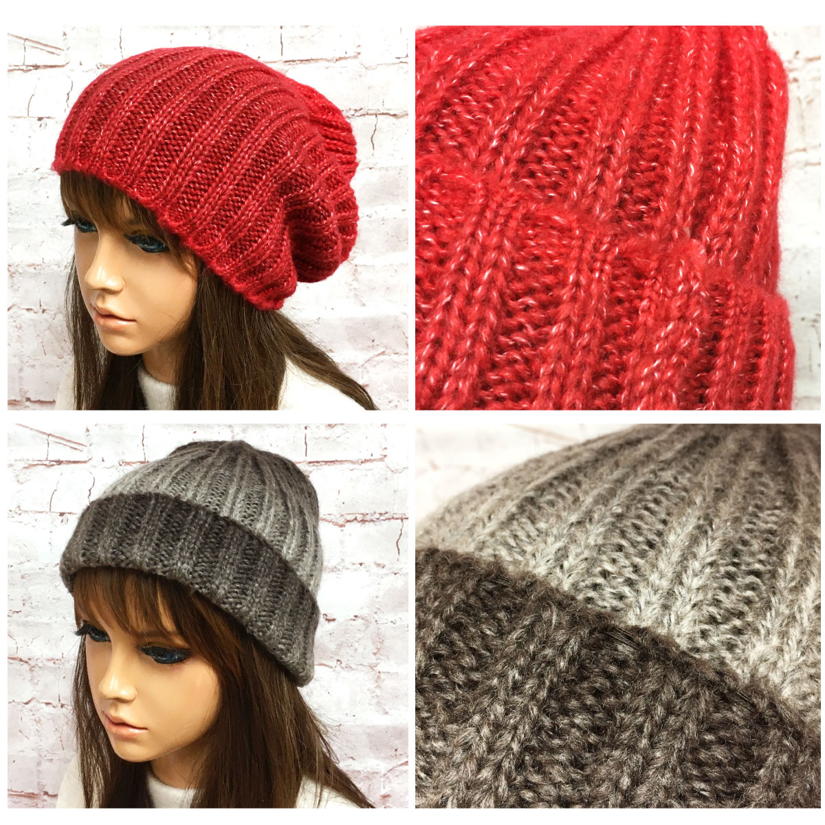100％本物 knit-1503-4.jpg 帽子