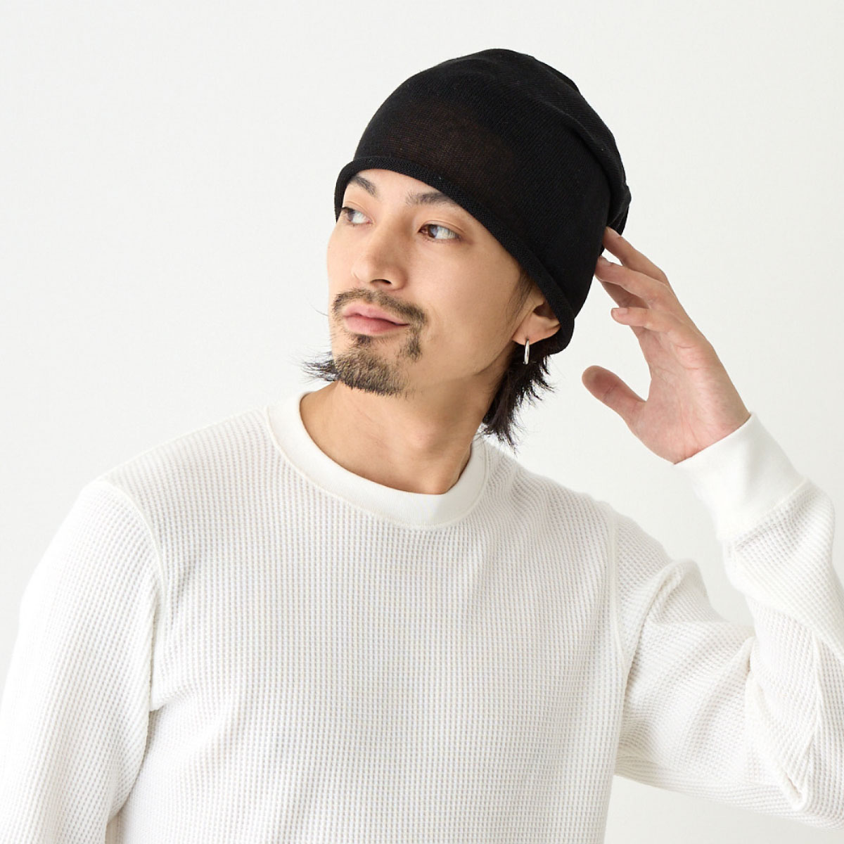 レオナール ホワイト 爽やか Tシャツ 半袖 チュニック 帽子 ハット