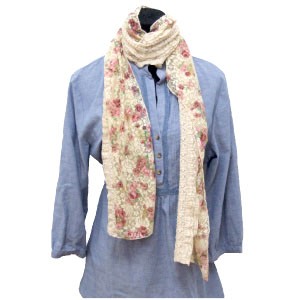 クーポンで20%OFF 大判 ストール フェミニン レディース 春夏 薄手