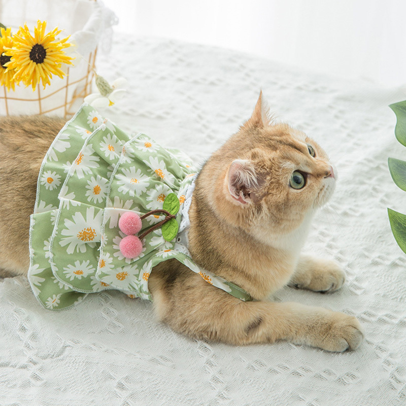 猫服 春夏新作 かわいいドレスグッズ 涼しい 送料無料 : pet0017 : 百 