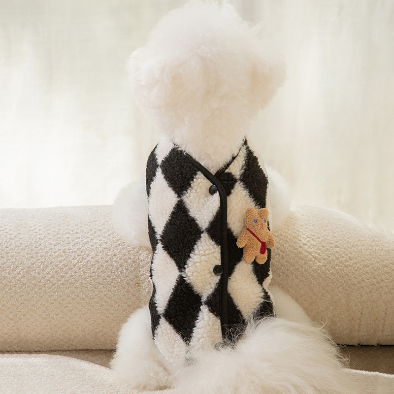 犬服 秋冬 かわいいベスト 着せやすい 格安 後ろ開き 柔らかい 暖かい フリース素材 中型犬小型犬大型
