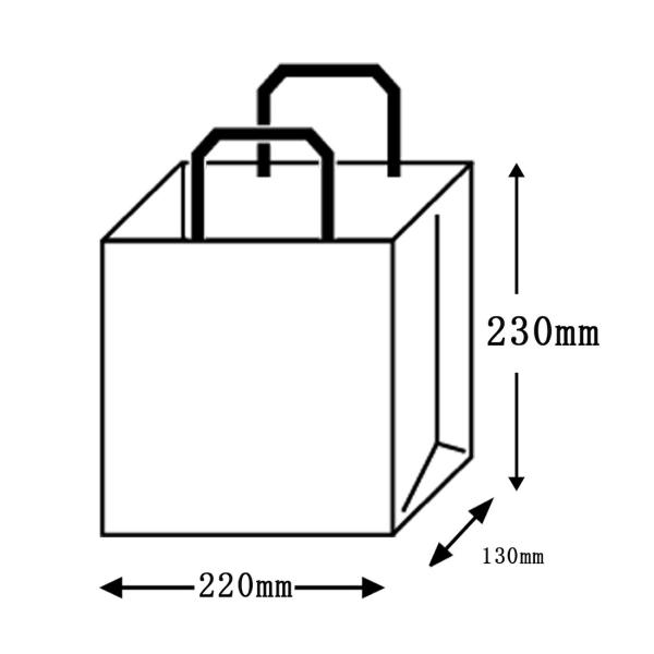 500円引きとポイント5倍 平紐手提袋 H平22 ゆうび ブルー 50枚日本製 高品質 紙袋 ギフト プレゼント イベント 入学 新学期 新シーの画像