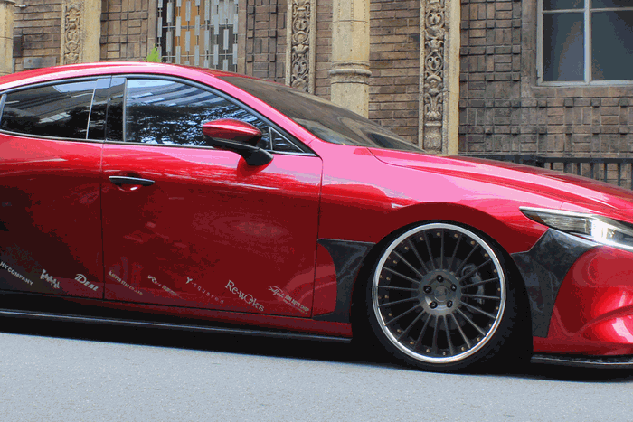 代引き不可】【送料無料】selfish マツダ MAZDA3 フェンダーパネル