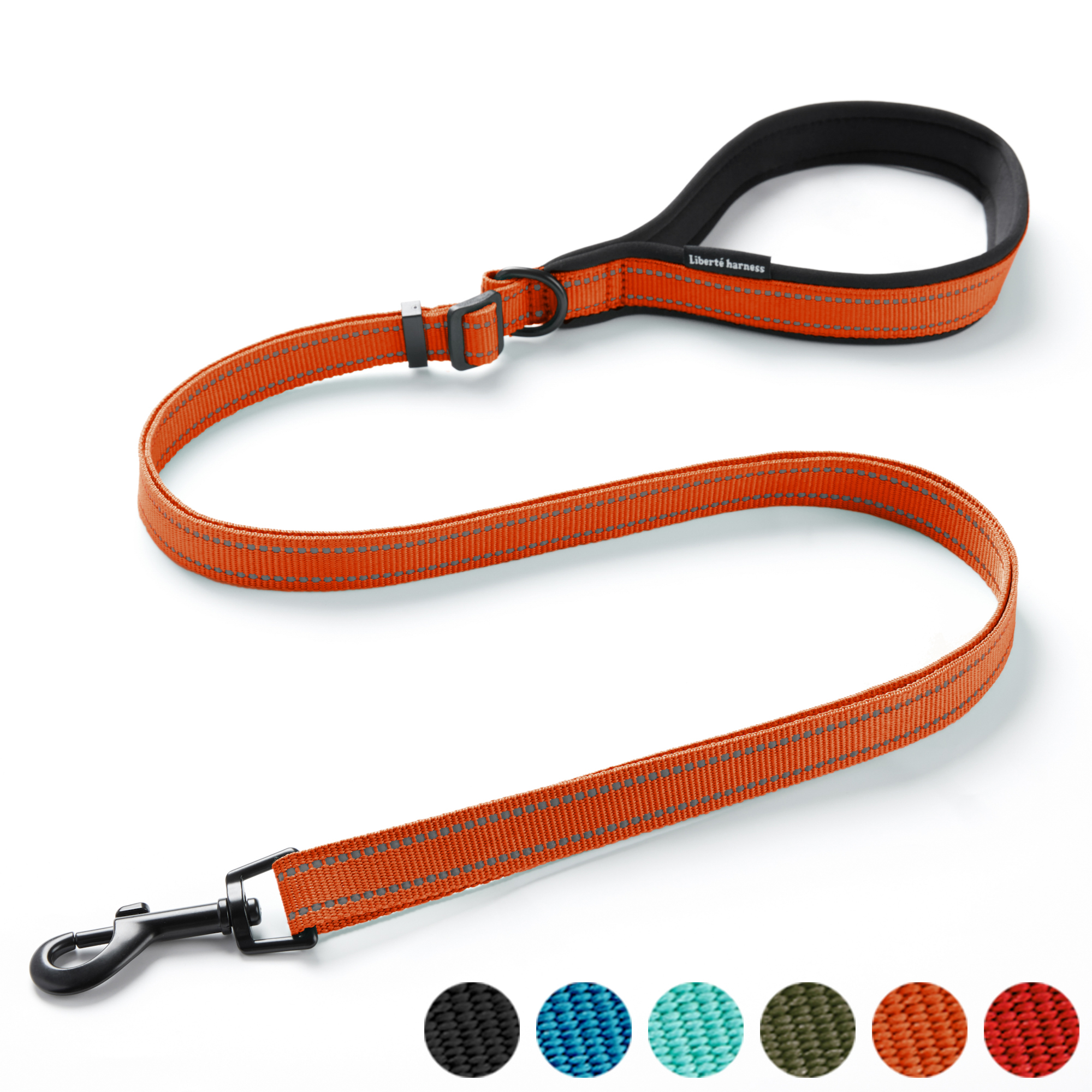 犬 リード 1本で110〜180cmまで長さ調節 反射材付き 小型犬 中型犬