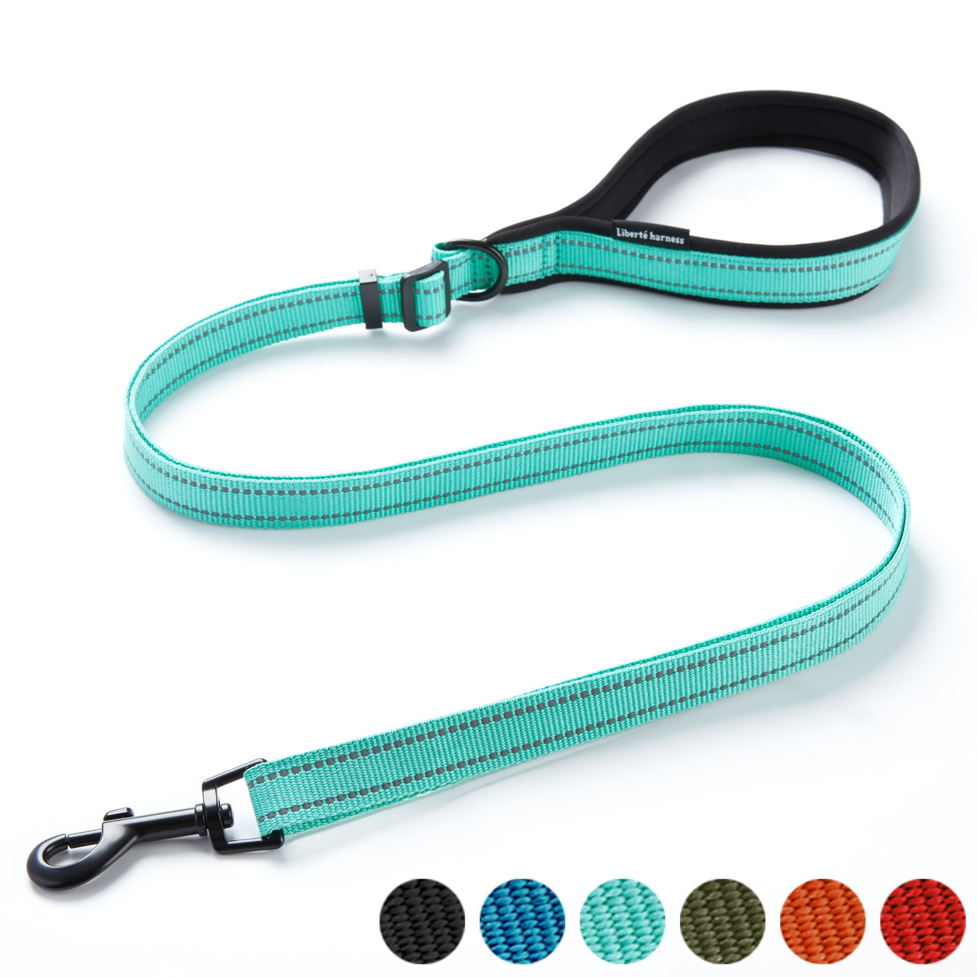 犬 リード 1本で110〜180cmまで長さ調節 反射材付き 小型犬 中型犬