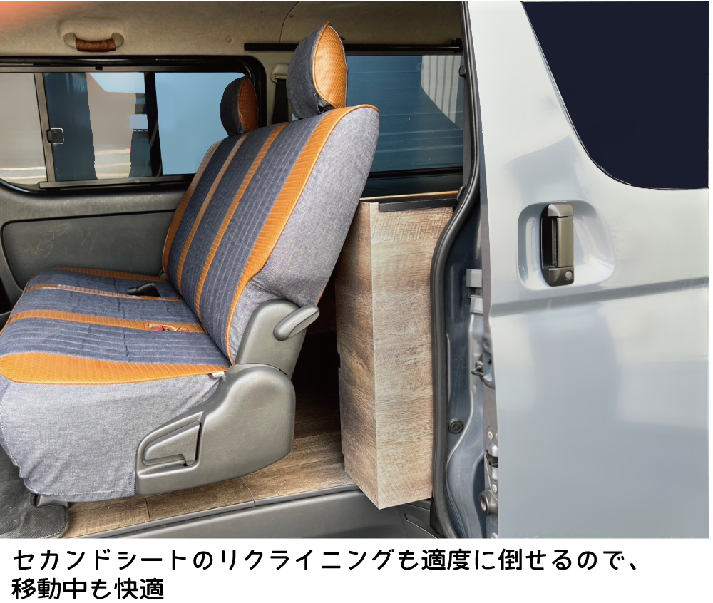 ハイエース ベッドキット 標準S-GL用 LIT-B <リトビー> 車中泊仕様 バンライフ 収納棚 : btsh-litb : ヒョーグ - 通販 -  Yahoo!ショッピング