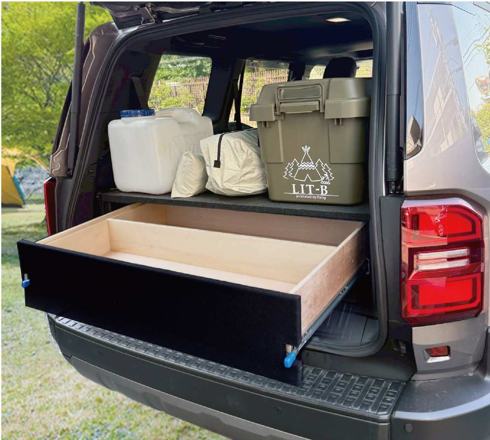 ランドクルーザー ランクル250専用ベッドキット FLATRACK250D 引き出し