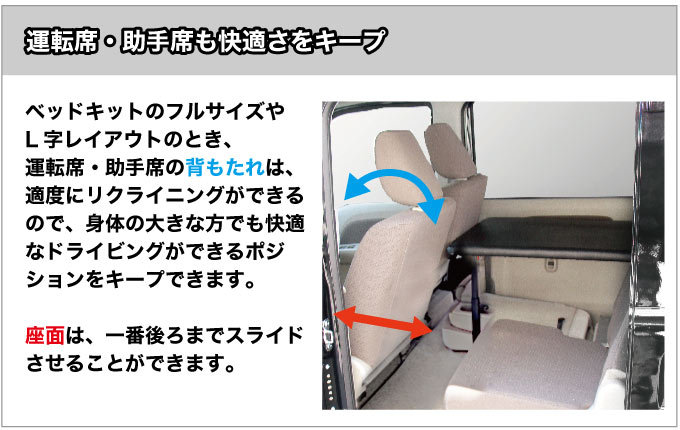 アトレー アトレーワゴン S321/S331 フルサイズベッドキット 車中泊