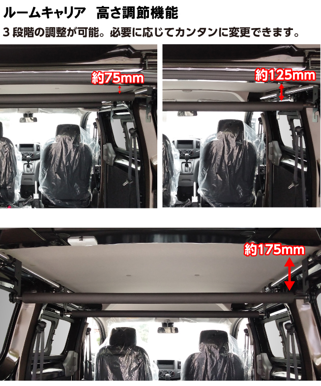 日産 NV200 バネットバン 室内キャリア DX/VX/GX専用 ルーム