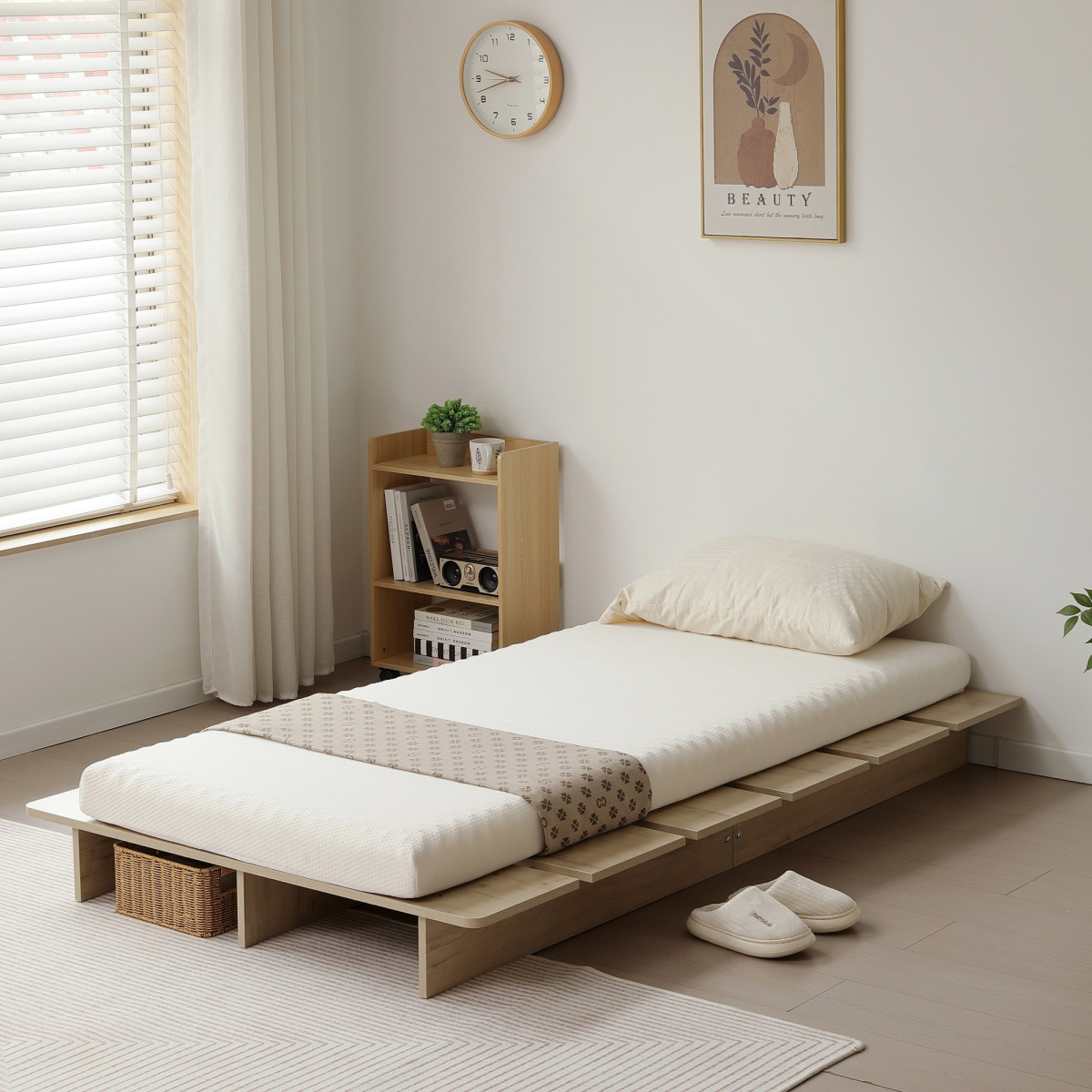 ベッド ローベッド ステージベッド 幅100cm セミシングル ベッド ベッド ローベッド ステージベッド 幅100cm セミシングル ベッド