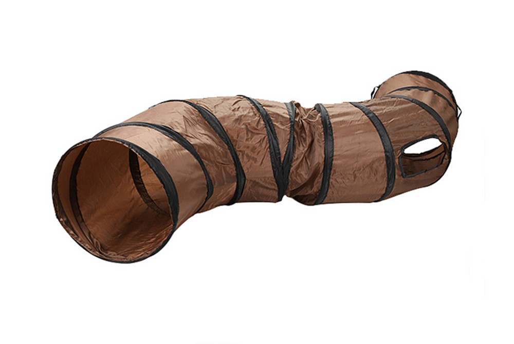 キャットトンネル 猫トンネル プレイトンネル 猫おもちゃ ストレス発散 運動不足 ２穴付き おもちゃ S型 折りたたみ 直径25CM 中大型猫使え | ブランド登録なし | 01