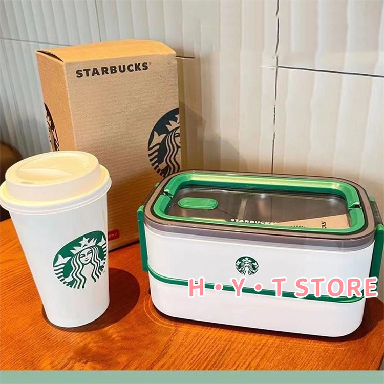 STARBUCKS ランチボックス スカーフ付き スターバックス STARBUCKS お弁当箱 ランチボックス ご飯ケース 保存
