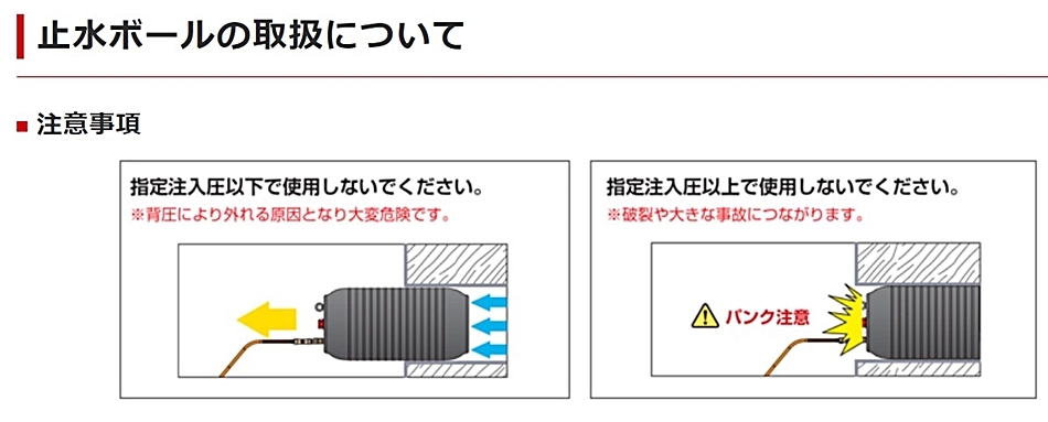 ホーシン 止水ボール PL375-750BA ロングタイプ バイパス付き 375